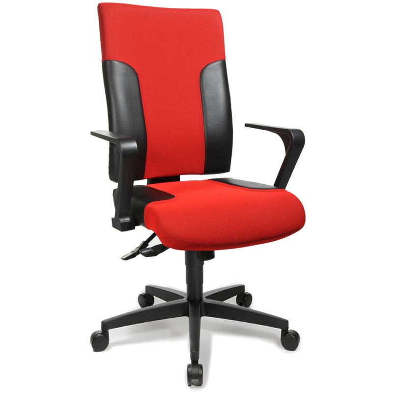 Topstar bureaustoel Two 20, zwart, 3D-netrug, 110 kg draagkracht
